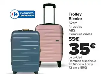 Carrefour Trolley Bicolor oferta