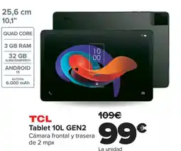 Carrefour TCL Tablet 10L GEN2 oferta