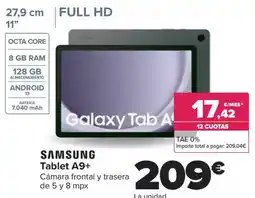 Carrefour SAMSUNG Tablet A9+ oferta