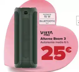 Carrefour VIETɅ PRO Altavoz Boom 3 oferta