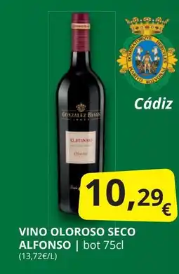 Supermercados MAS Vino oloroso seco alfonso oferta