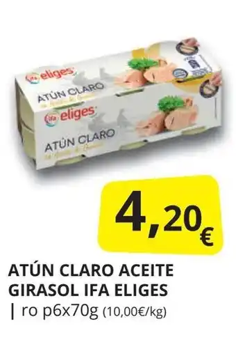 Supermercados MAS IFA ELIGES Atún claro aceite girasol oferta