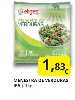 Supermercados MAS Menestra de verduras oferta