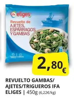 Supermercados MAS IFA ELIGES Revuelto gambas/ ajetes/trigueros oferta