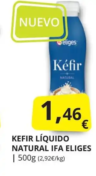 Supermercados MAS IFA ELIGES Kefir líquido natural oferta