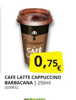 Supermercados MAS Cafe latte cappuccino barbacana oferta