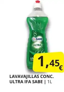 Supermercados MAS IFA SABE Lavavajillas conc. ultra oferta