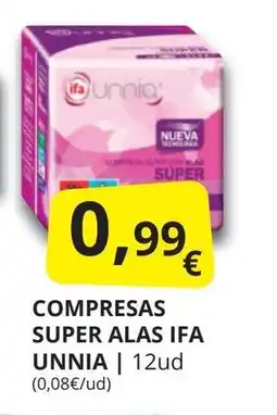 Supermercados MAS IFA UNNIA Super alas oferta