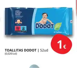 Supermercados MAS Toallitas dodot oferta