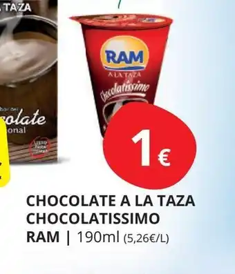 Supermercados MAS JOHNSON Chocolate a la taza chocolatissimo oferta