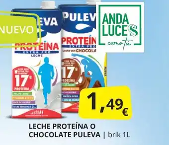 Supermercados MAS PULEVALeche proteína o chocolate oferta