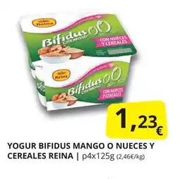 Supermercados MAS REINA Yogur bifidus mango o nueces y cereales oferta