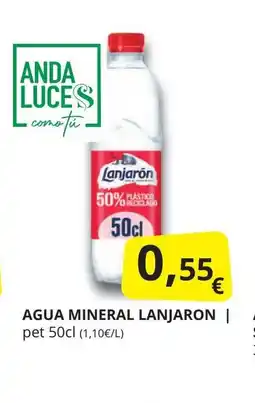 Supermercados MAS LANJARON Agua mineral oferta