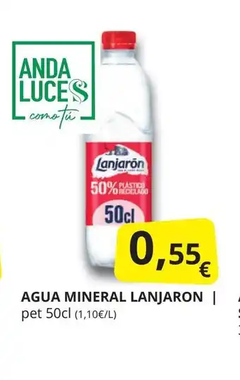 Supermercados MAS LANJARON Agua mineral oferta