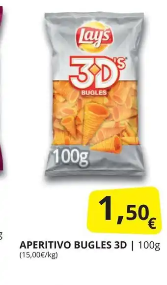 Supermercados MAS 3D Aperitivo bugles oferta