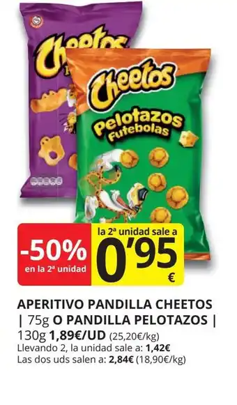 Supermercados MAS Aperitivo pandilla cheetos oferta