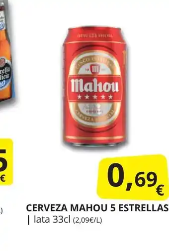 Supermercados MAS Cerveza 0,0 estrella galicia oferta