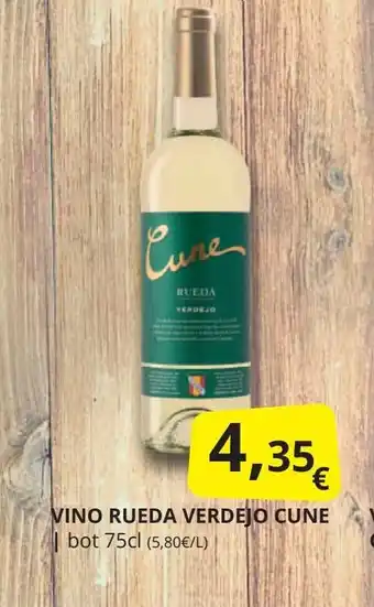 Supermercados MAS CUNE Vino rueda verdejo oferta