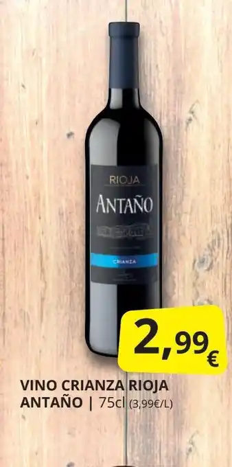 Supermercados MAS ANTAÑO Vino crianza rioja oferta