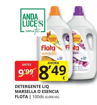 Supermercados MAS FLOTA Detergente liq marsella o esencia oferta