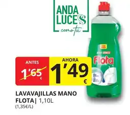 Supermercados MAS FLOTA Lavavajillas mano oferta