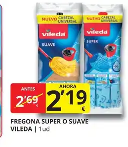 Supermercados MAS VILEDA Fregona super o suave oferta