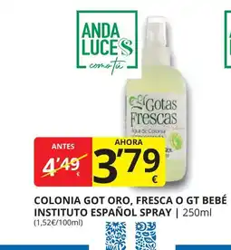 Supermercados MAS Colonia got oro, fresca o gt bebé instituto español spray oferta