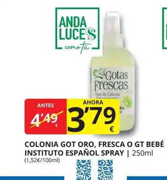 Supermercados MAS Colonia got oro, fresca o gt bebé instituto español spray oferta