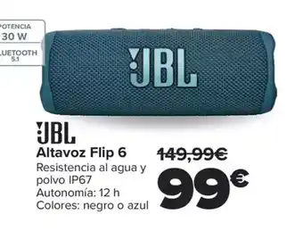 Carrefour JBL Altavoz Flip 6 oferta