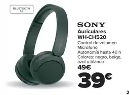 Carrefour SONY Auriculares WH-CH520 oferta