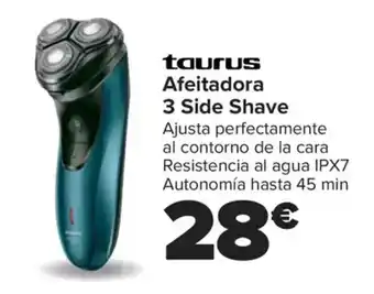 Carrefour TAURUS Afeitadora 3 Side Shave oferta