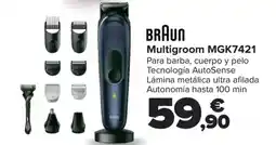 Carrefour BRAUN Multigroom MGK7421 oferta