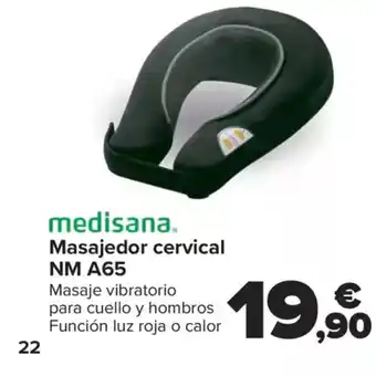 Carrefour MEDISANA Masajedor cervical NM A65 oferta