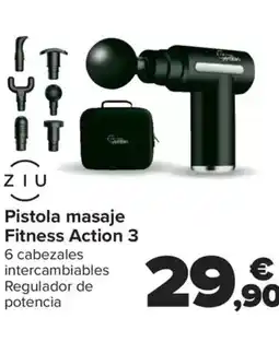 Carrefour ZIU Pistola masaje Fitness Action 3 oferta