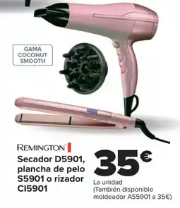 Carrefour REMINGTON Secador D5901, plancha de pelo S5901 o rizador C15901 oferta