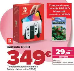 Carrefour NINTENOP SWITCH Consola oled oferta