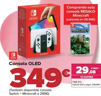 Carrefour NINTENOP SWITCH Consola oled oferta