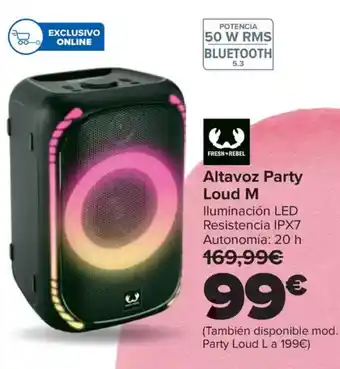 Carrefour Altavoz Party Loud M oferta