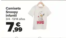 Carrefour Camiseta Snoopy infantil oferta