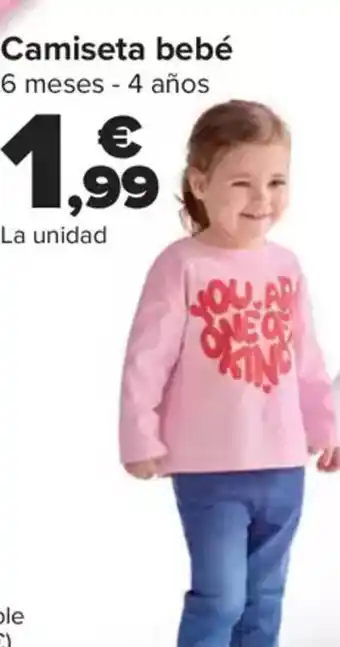 Carrefour Camiseta bebé oferta