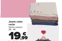 Carrefour Jeans color recto oferta