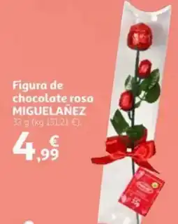 Alcampo MIGUELAÑEZ Figura de chocolate rosa oferta