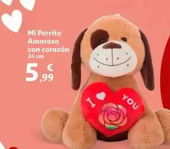 Alcampo Mi Perrito Amoroso con corazón oferta