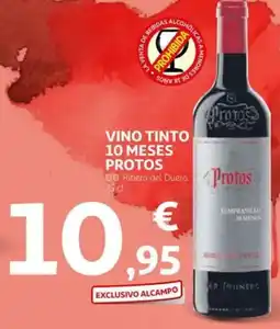 Alcampo PROTOS Vino tinto 10 meses oferta