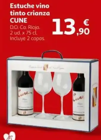 Alcampo CUNE Estuche vino tinto crianza oferta