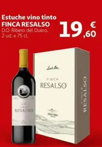 Alcampo FINCA RESALSO Estuche vino tinto oferta