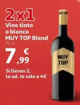 Alcampo MUY TOP Vino tinto o blanco oferta