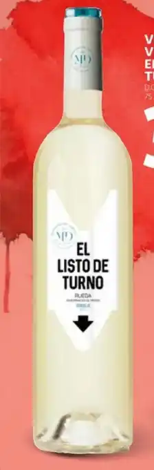 Alcampo EL LISTO DE TURNO Vino blanco verdejo oferta