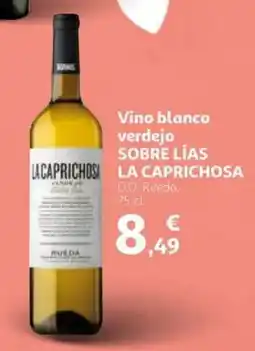 Alcampo SOBRE LÍAS LACAPRICHOSA Vino blanco verdejo oferta