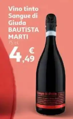 Alcampo BAUTISTA MARTI Vino tinto Sangue di Giuda oferta